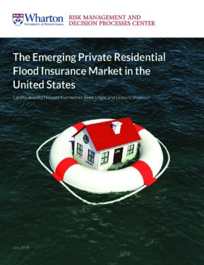 The cover of the PDF of The Emerging Private Flood Insurance Market in the United States Special Report