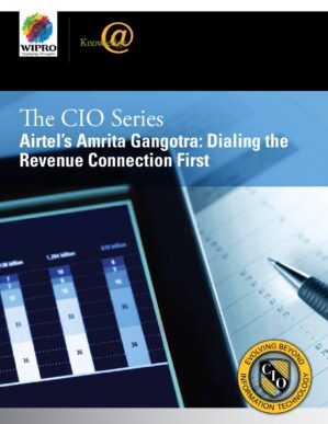 The cover of the PDF of The CIO Series: Airtel’s Amrita Gangotra — Dialing the Revenue Connection First Special Report