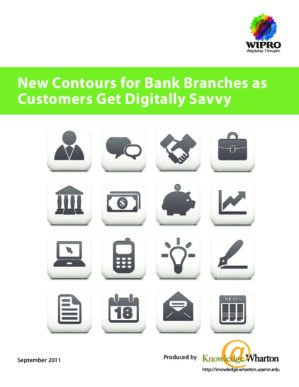 The cover of the PDF of New Contours for Bank Branches as Customers Get Digitally Savvy Special Report