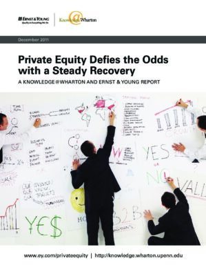 The cover of the PDF of Private Equity Defies the Odds with a Steady Recovery Special Report