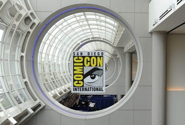 San Diego Comic-Con banner.