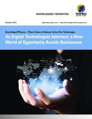The cover of the PDF of As Digital Technologies Intersect, a New World of Opportunities Awaits Businesses Special Report