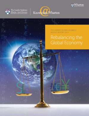 The cover of the PDF of Rebalancing the Global Economy Special Report