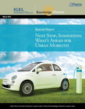 The cover of the PDF of 2013-IGEL-urbanmobility Special Report