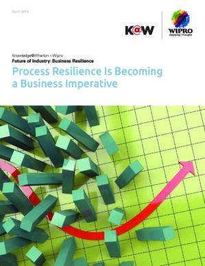 The cover of the PDF of Process Resilience is Becoming a Business Imperative Special Report