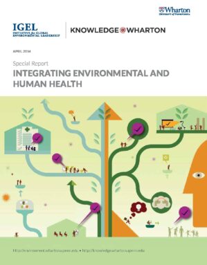 The cover of the PDF of Integrating Environmental and Human Health Special Report