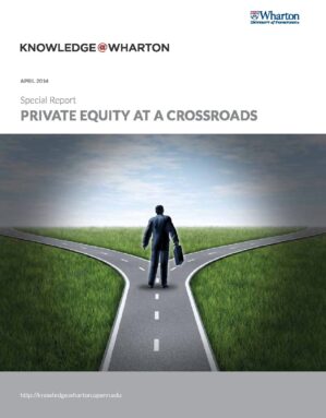 The cover of the PDF of Private Equity at a Crossroads Special Report