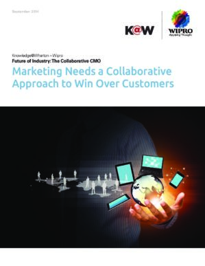 The cover of the PDF of Marketing Needs a Collaborative Approach to Win Over Customers Special Report