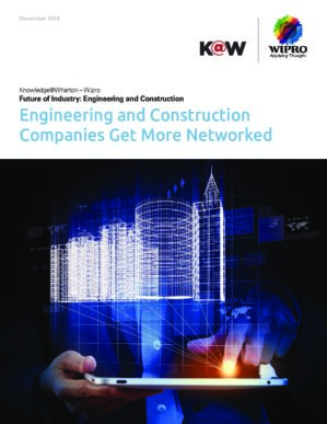 The cover of the PDF of Engineering and Construction Companies Get More Networked Special Report