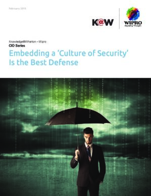 The cover of the PDF of Embedding a ‘Culture of Security’ Is the Best Defense Special Report