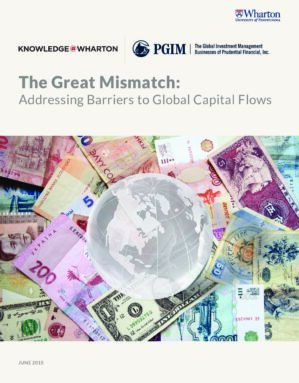 The cover of the PDF of The Great Mismatch: Addressing Barriers to Global Capital Flows Special Report