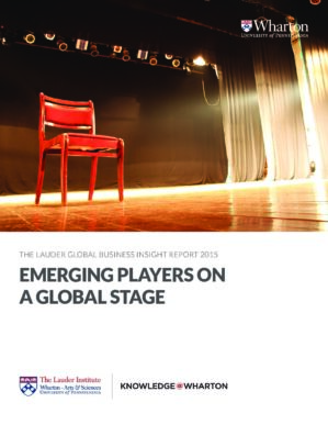 The cover of the PDF of Emerging Players on a Global Stage Special Report