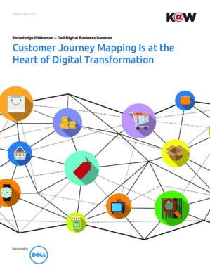 The cover of the PDF of Customer Journey Mapping Is at the Heart of Digital Transformation Special Report