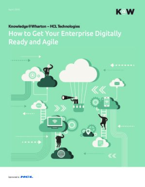 The cover of the PDF of How to Get Your Enterprise Digitally Ready and Agile Special Report