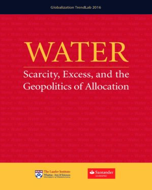The cover of the PDF of 2016-06-03-water-scarcity-excess-and-the-geopolitics-of-allocation Special Report