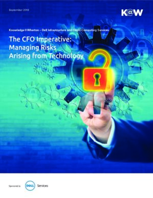 The cover of the PDF of The CFO Imperative: Managing Risks Arising from Technology Special Report