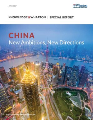 The cover of the PDF of China: New Ambitions, New Directions Special Report