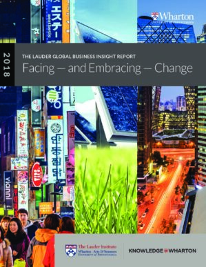The cover of the PDF of Facing — and Embracing — Change Special Report