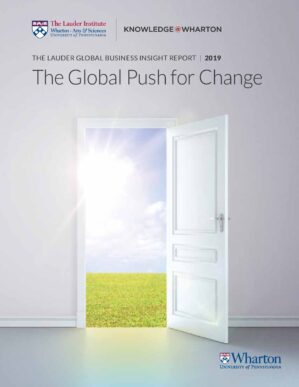 The cover of the PDF of The Global Push for Change Special Report