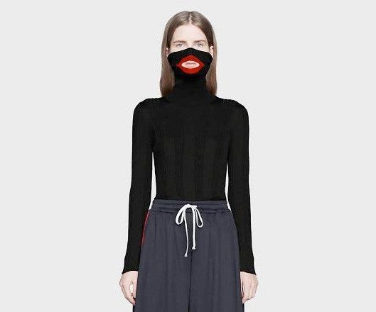 Gucci jumper lips hotsell