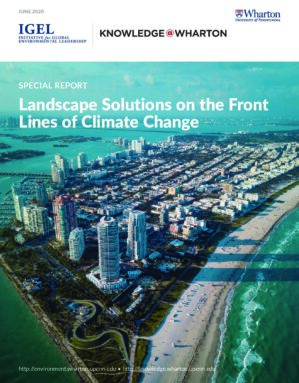 The cover of the PDF of Landscape Solutions on the Front Lines of Climate Change Special Report
