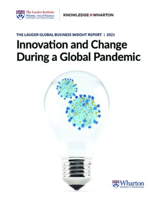 The cover of the PDF of Innovation and Change During a Global Pandemic Special Report