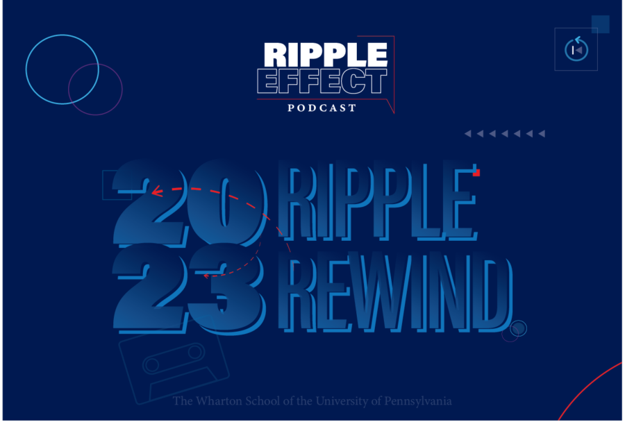 Graphic with the words 2023 Ripple Rewind