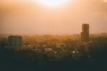 Smoggy view of the skyline in Nairobi, Kenya to illustrate the overlooked causes of air pollution