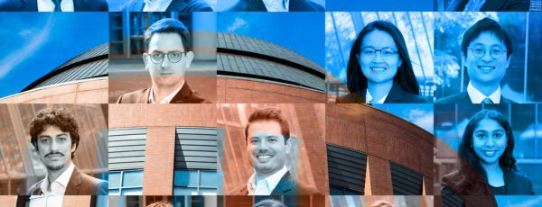 Huntsman Hall with new faculty