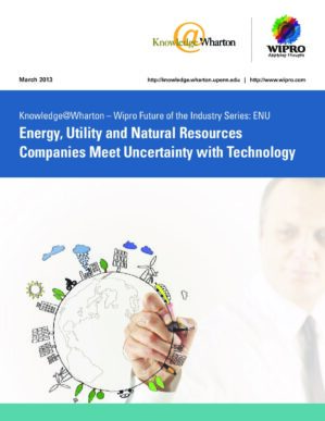 The cover of the PDF of Energy, Utility and Natural Resources Companies Meet Uncertainty with Technology Special Report