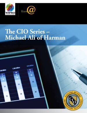 The cover of the PDF of The CIO Series: Michael Ali of Harman Special Report