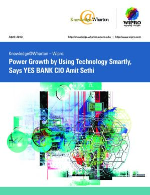 The cover of the PDF of Power Growth by Using Technology Smartly, Says YES BANK CIO Amit Sethi Special Report